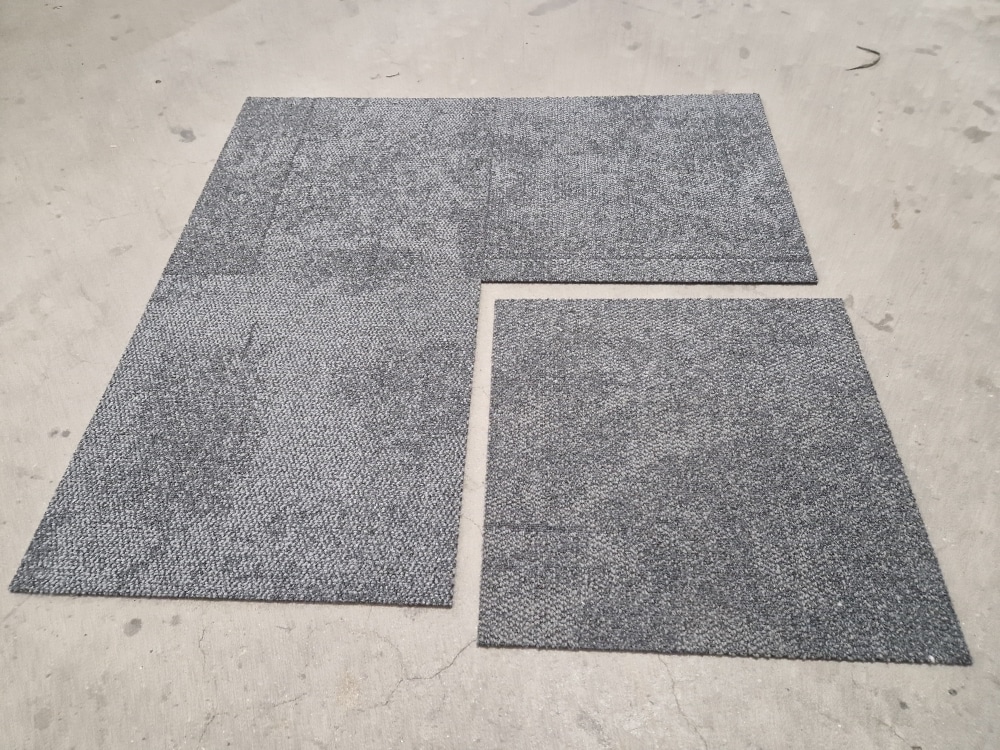 palletvoordeel 100m2 | tapijttegels interface composure grijs 9002/w2